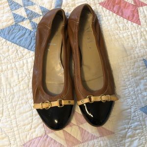 Size 12 42 AGL Cap toe ballet flats